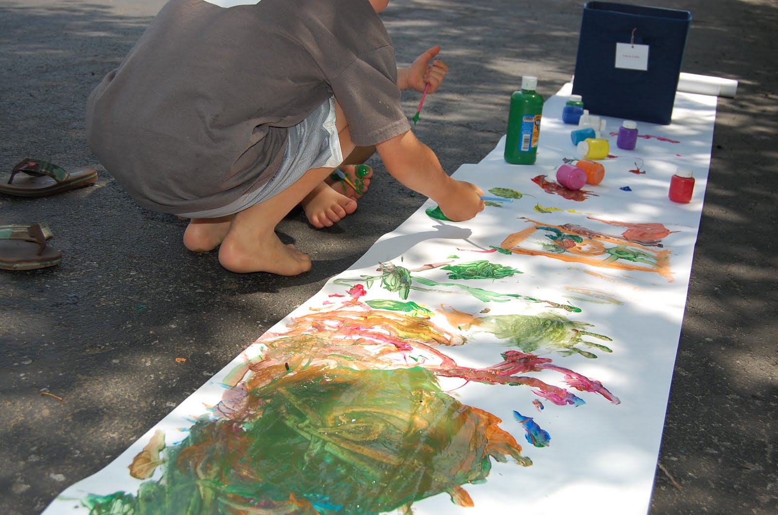 sunny little things: painting for father's day