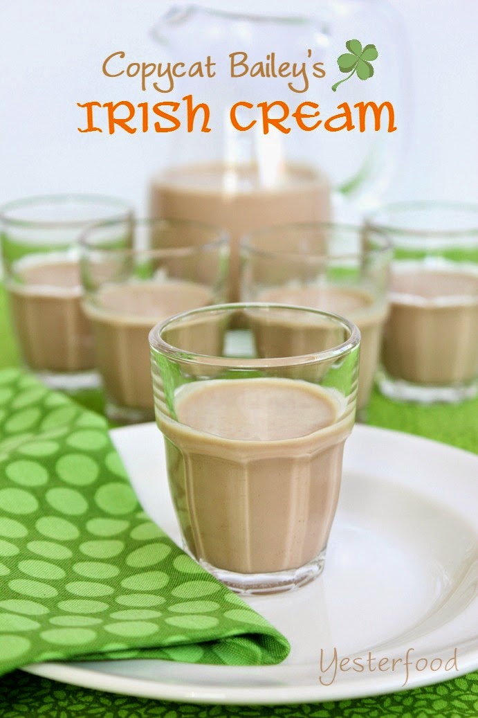 Yesterfood : Copycat Baileys Irish Cream