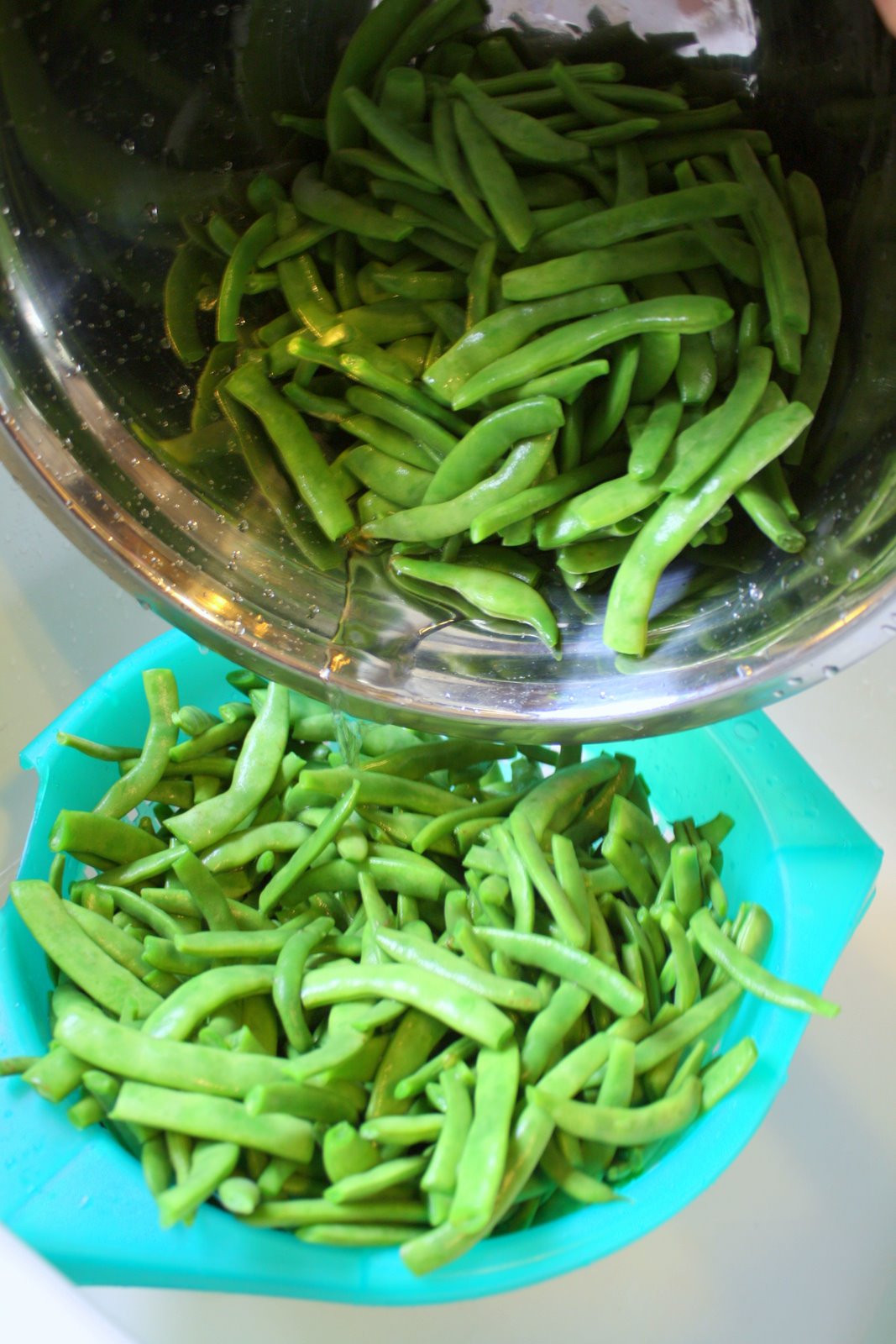 it's just Laine Preserving the Harvest How to Blanch Green Beans