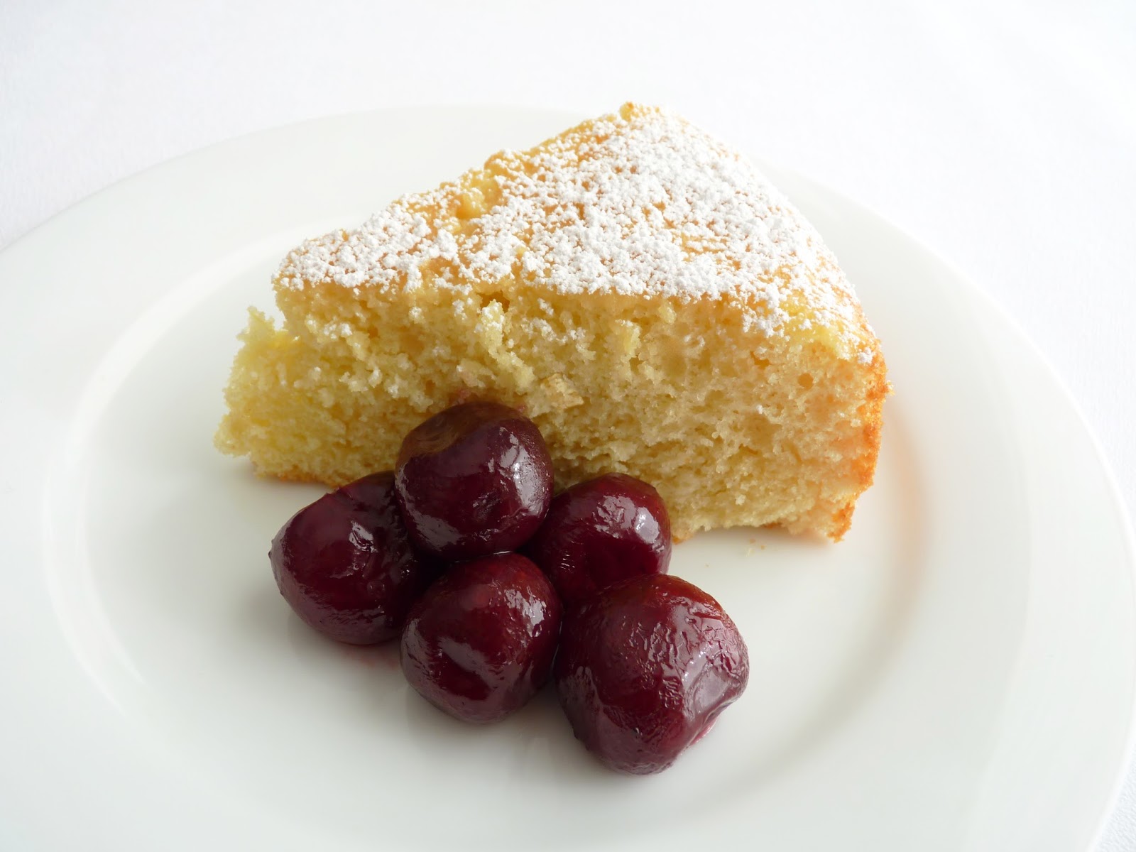 pastry studio Lemon Yogurt Cake with Cherries