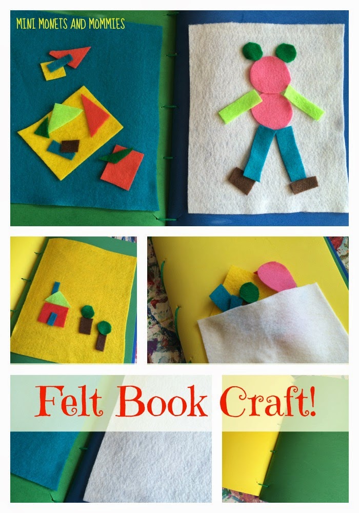 Mini Monets and Mommies: Kids' Felt Board Book Art Activity