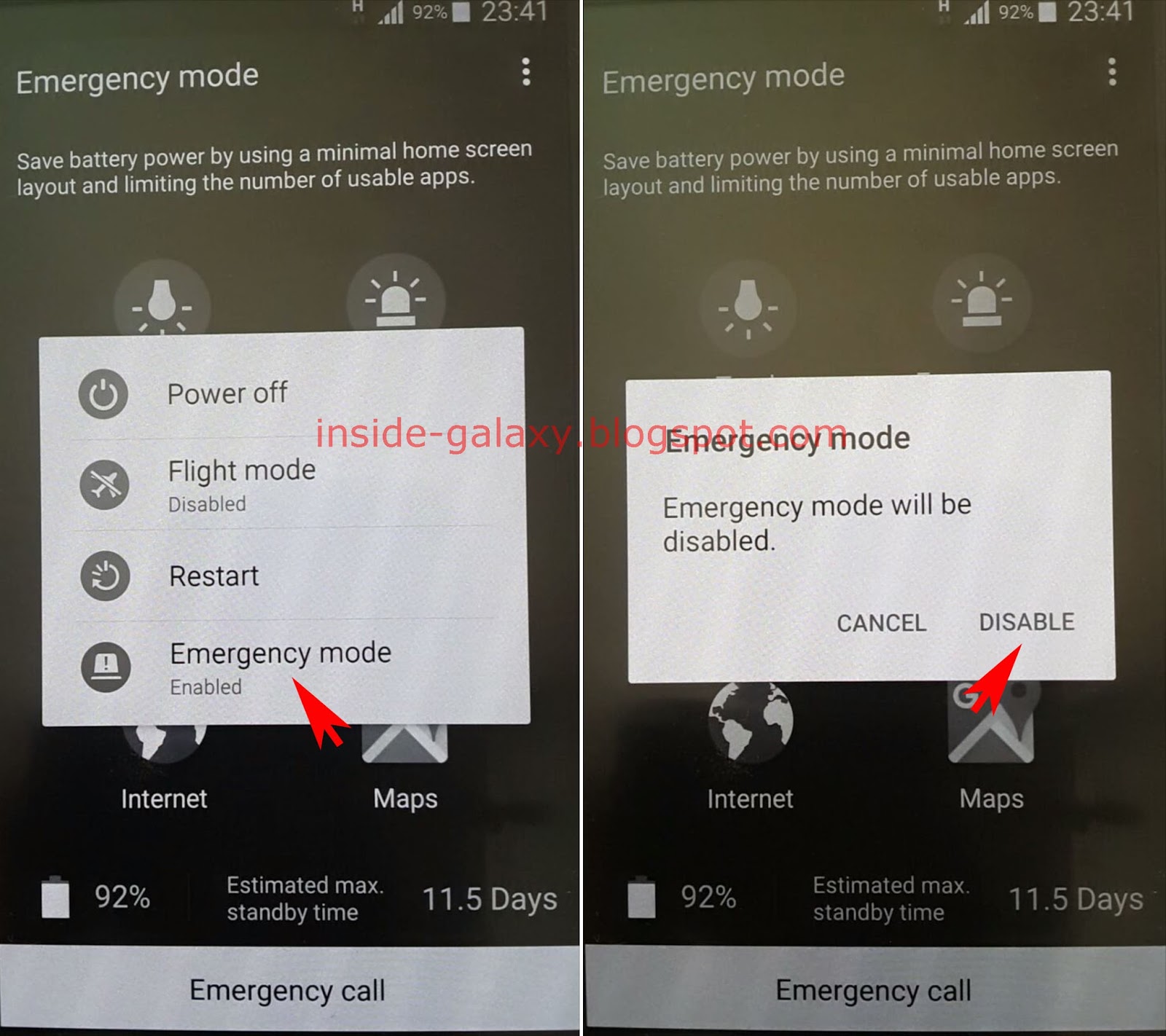 Inside Galaxy Samsung Galaxy S5 How to Disable Emergency Mode in