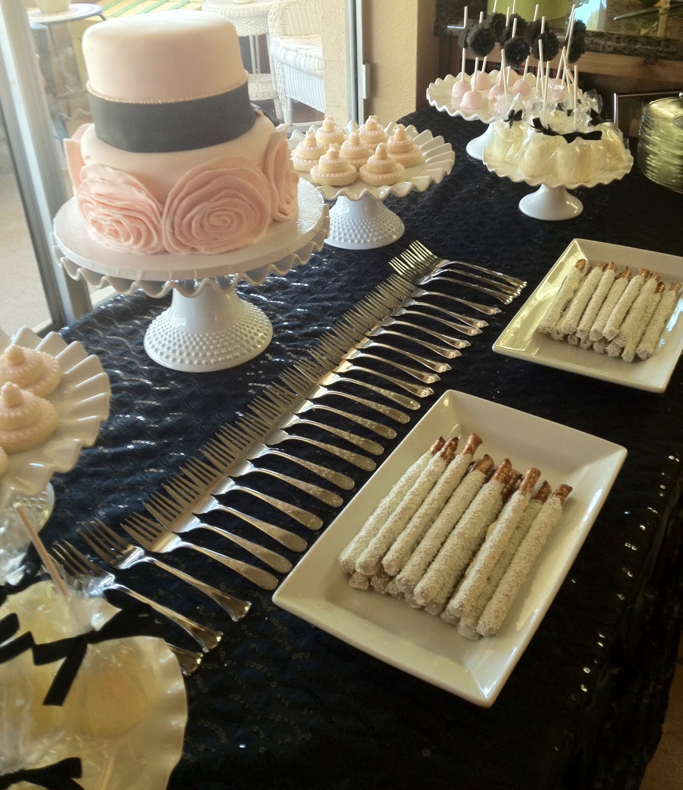 Susan Crabtree: Bridal Shower Dessert Table