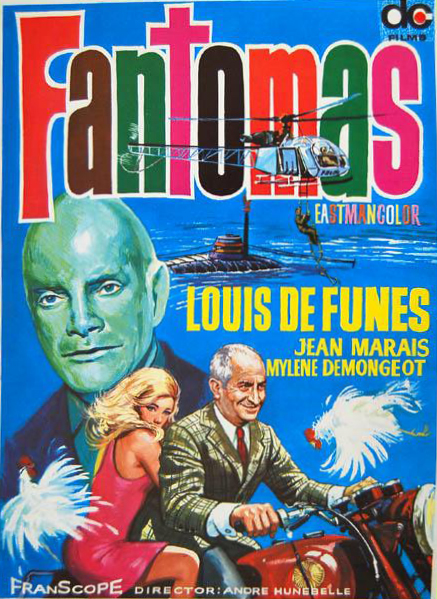Fantomas, Fantomas vuelve, Fantomas contra Scotland Yard, Louis de Funès, Jean Marais, André Hunebelle Fantomas, Fantomas vuelve, Fantomas contra Scotland Yard, Louis de Funès, Jean Marais, André Hunebelle