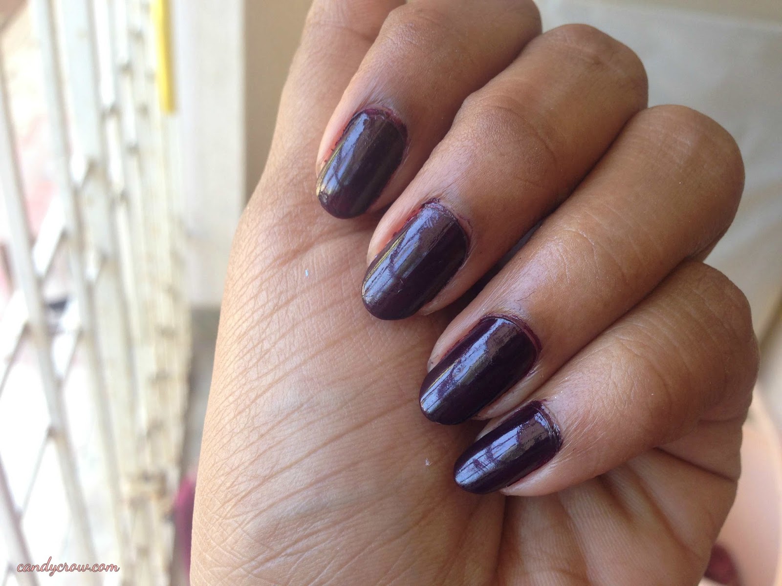 OPI Black Cherry Chutney Review Indian Beauty and Lifestyle blog