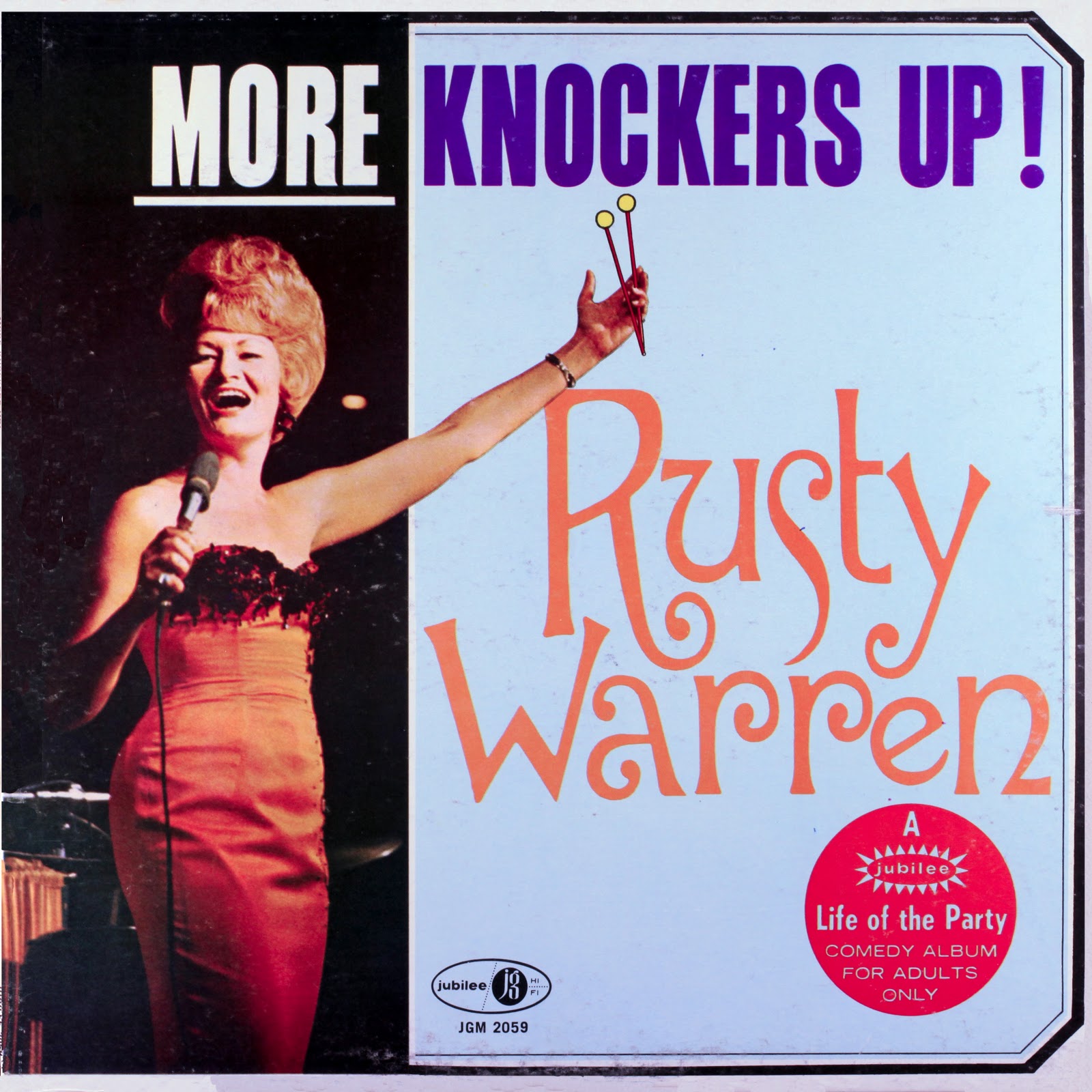 Vintage Standup Comedy Rusty Warren More Knockers Up 1965