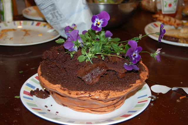  Flower pot cake