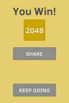 FINALLY REACHED 8192 ON THE 2048 GAME!!!