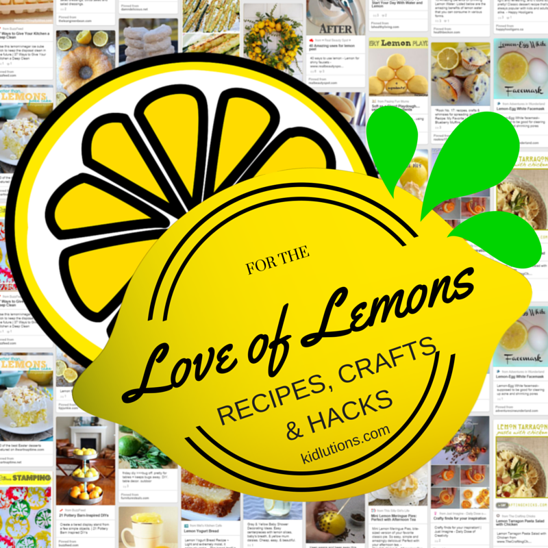 For the Love of Lemons Recipes, Crafts and Hacks