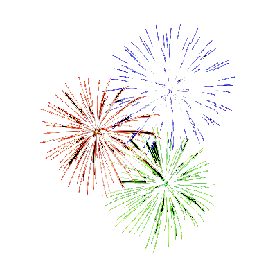 Fogos de Artifícios em Png