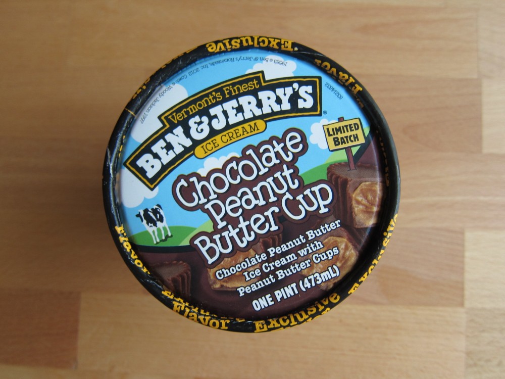 Frozen Friday Ben & Jerry's Chocolate Peanut Butter Cup Ice Cream