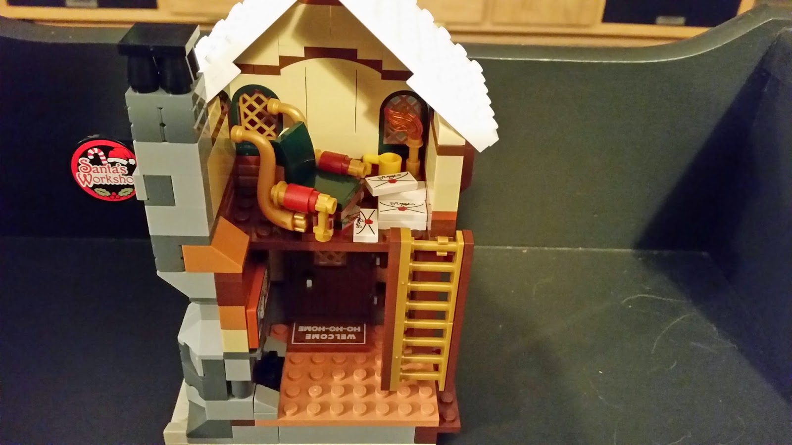 Playing With Bricks Lego 10245 Santa S Workshop Review