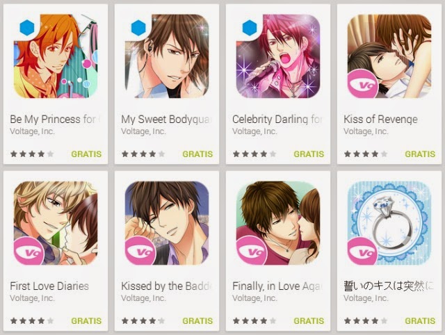 Bajar Juegos Otome para Android (Novelas Visuales) Gratis (Parte 2)