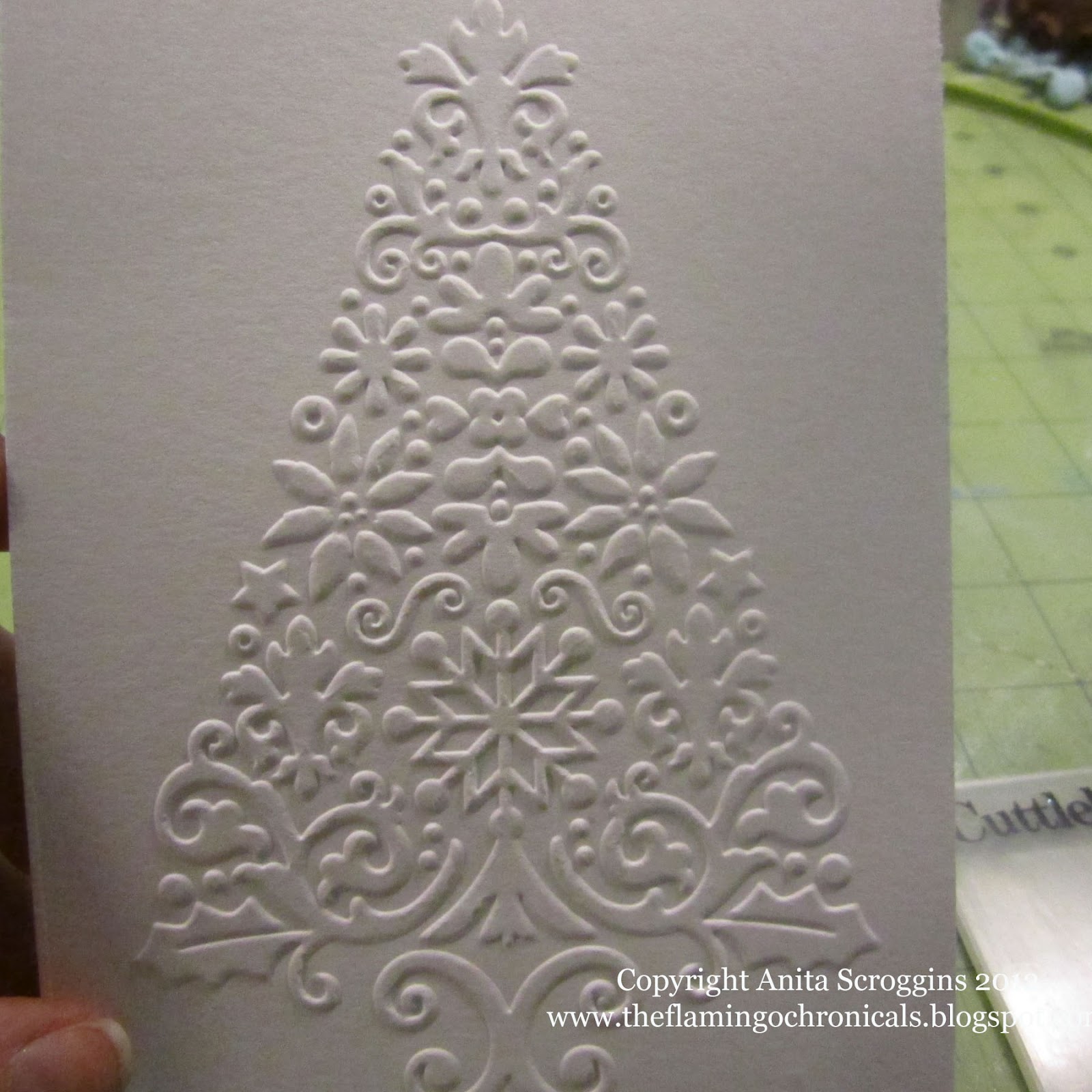 Letterpress with Embossing Folder Tutorial The Flamingo Chronicals Letterpress with Embossing