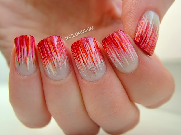 nailuminium red waterfall