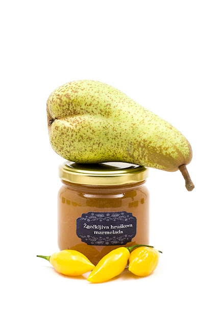 Pear jam with chili recipe blog shot