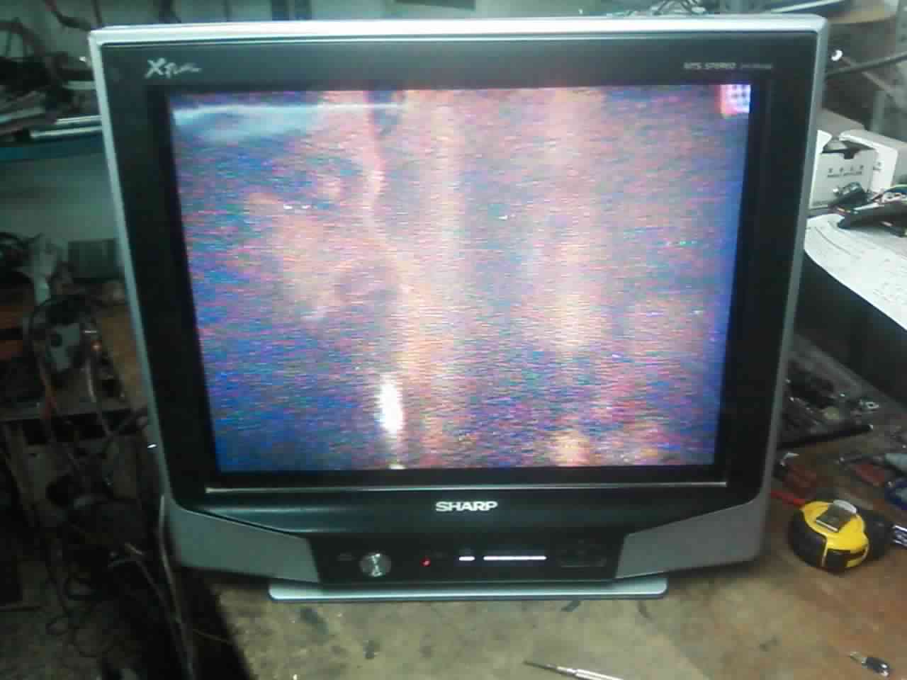 Reparacion de tv Sharp modelo21VFR100S