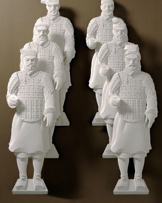 JEFF NISHINAKA's Paper Sculpture-Terra Cotta Warriors