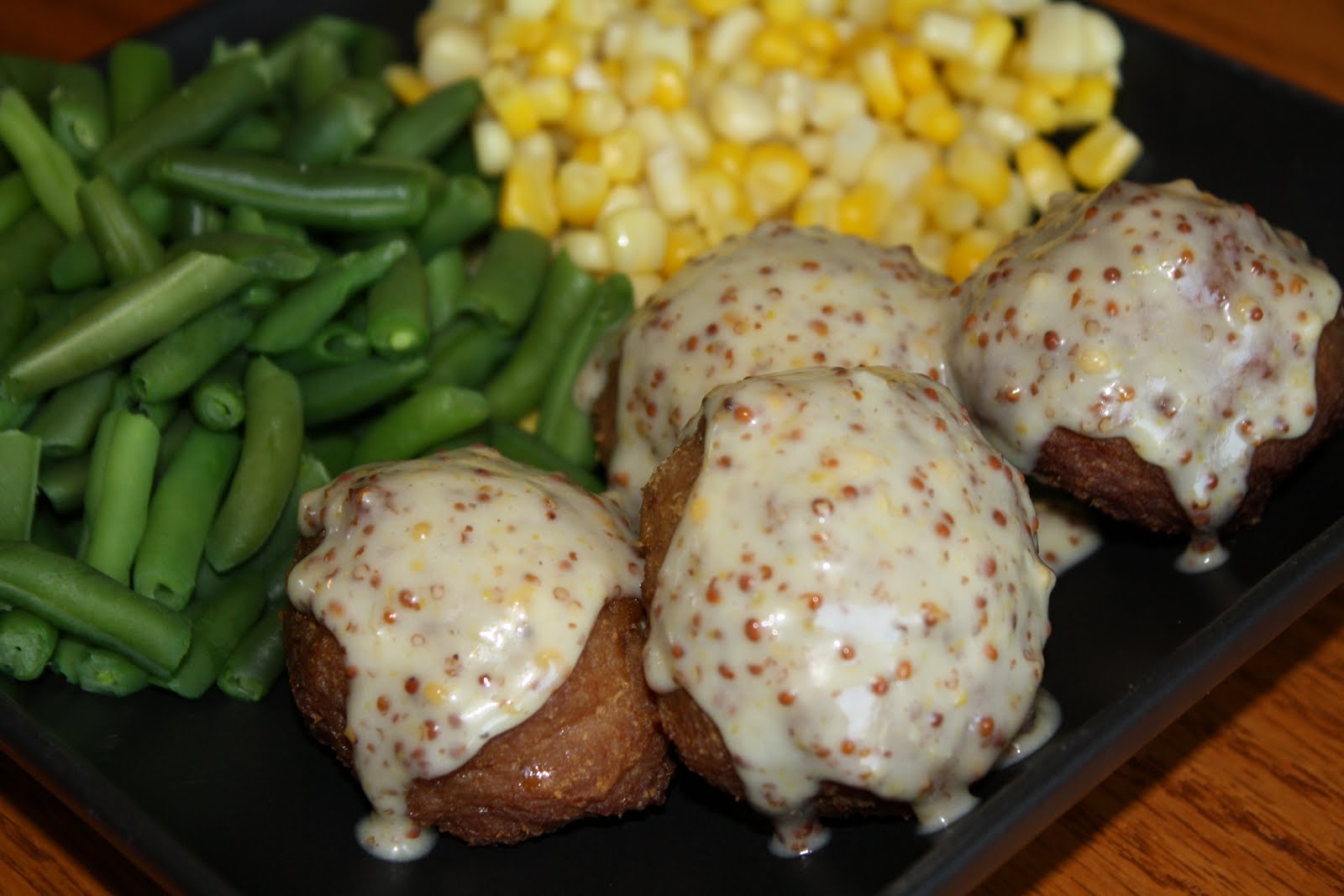 Triple T's Specialty Ham Balls with Honey Mustard Sauce