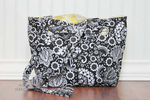Tulika Tote Quilts are being offered at LoveQuilting. The tulika tote is a reversible, convertible bag that is perfect for everyday. 