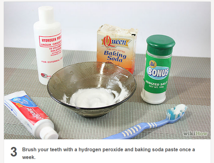 think about it How to Whiten Teeth With Hydrogen Peroxide