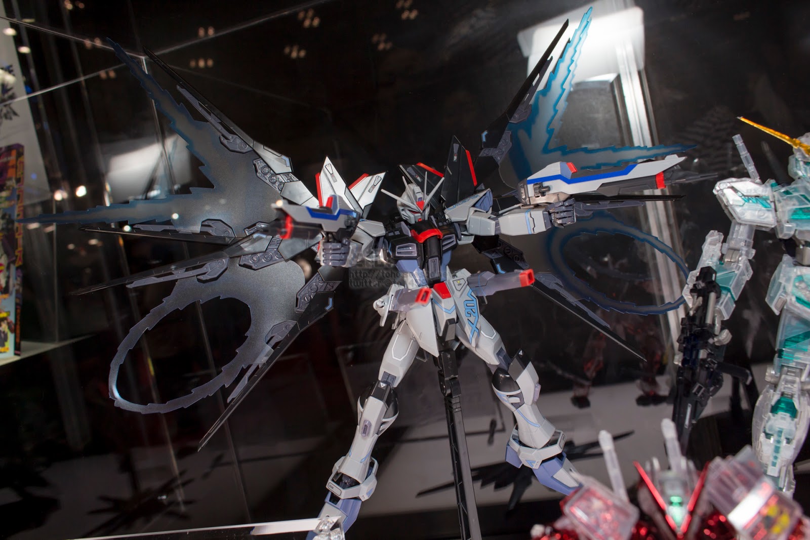 1 100 MG for sale online Bandai Strike Freedom Gundam Okawara Kunio Exhibition Ver
