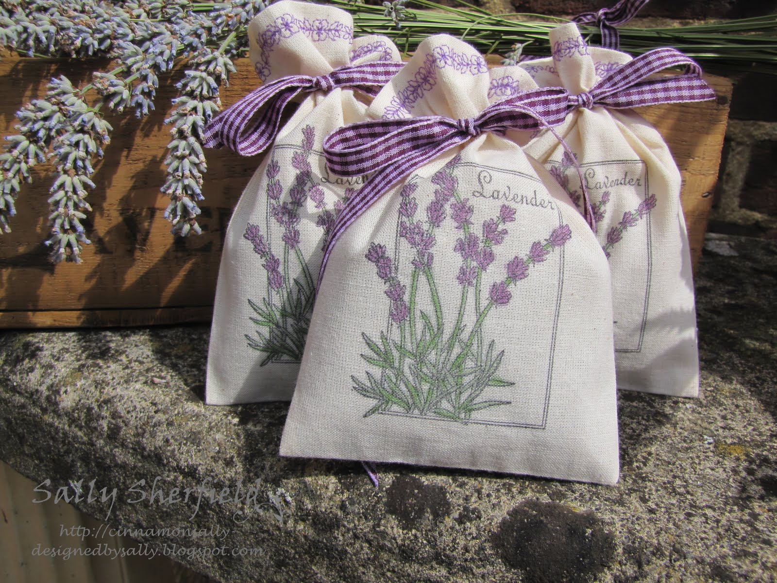 Cinnamon Sally Designs Lavender Bags