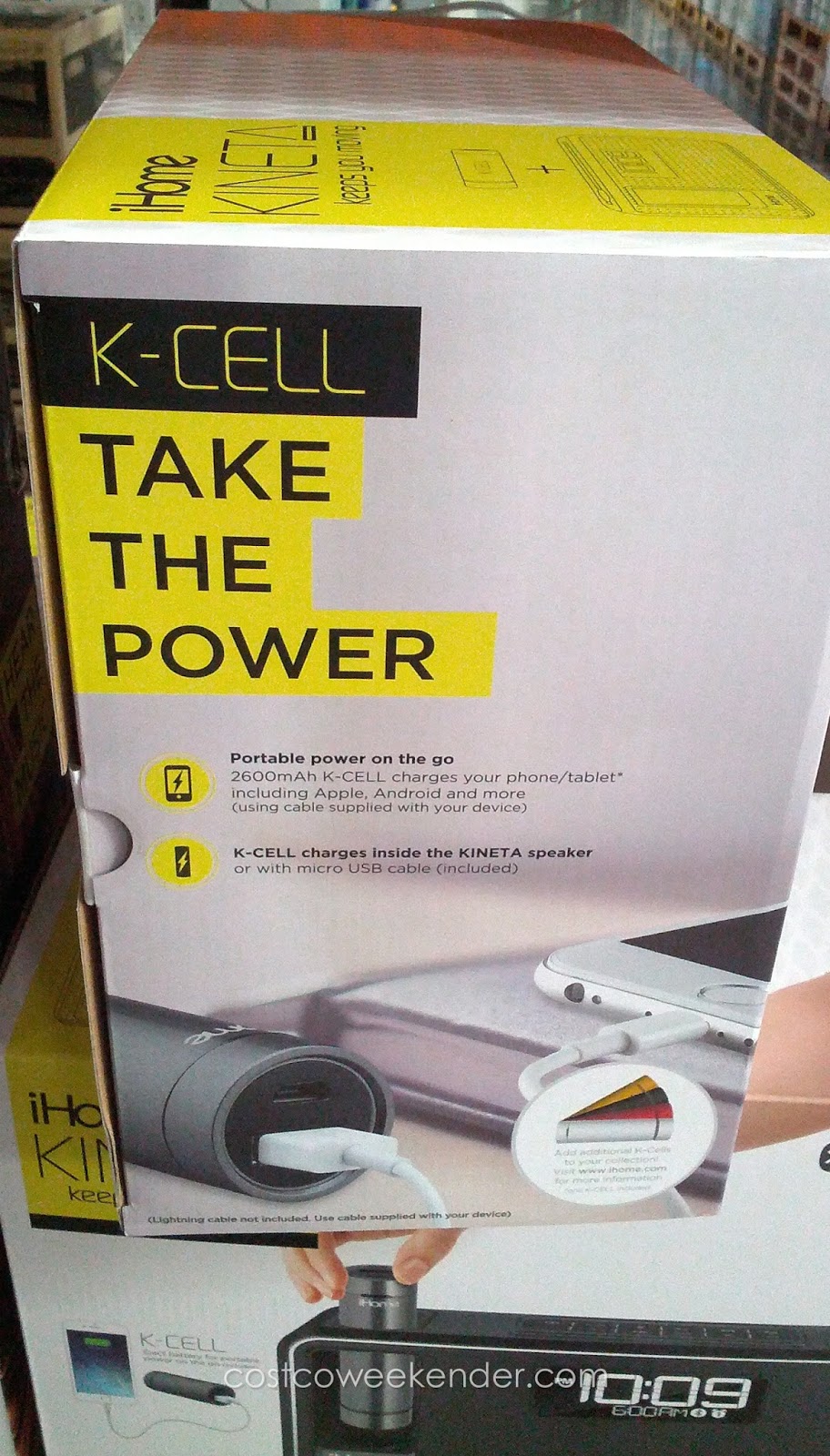 iHome Kineta IKN95 Bluetooth Alarm Clock Radio | Costco Weekender