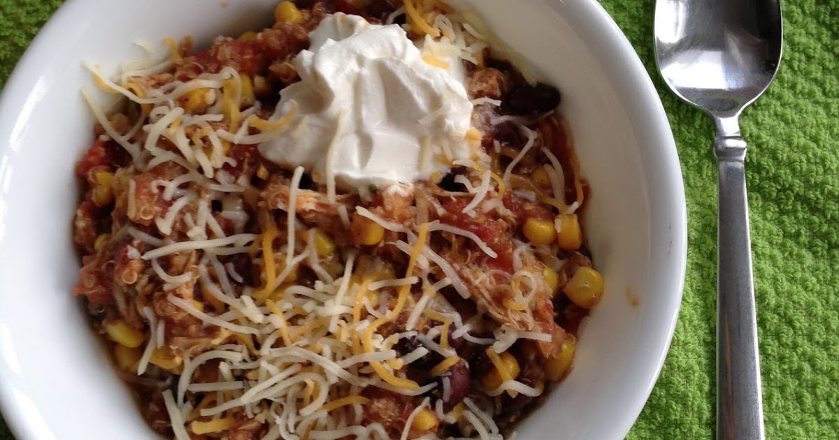 Readable Eatables {Quinoa Chicken Chili} Slow cooker