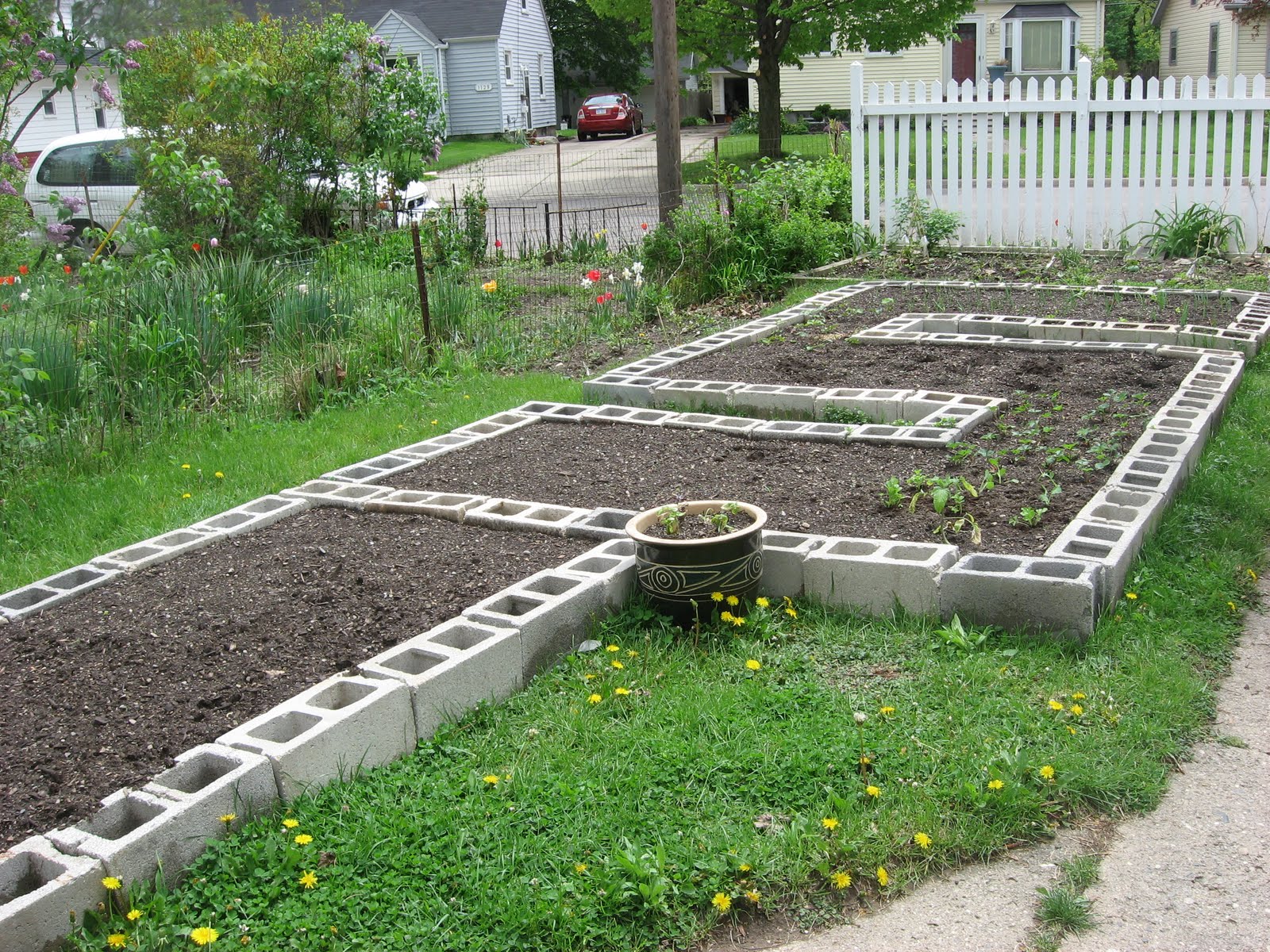 Happy Home: Build your own Concrete Block Raised Beds