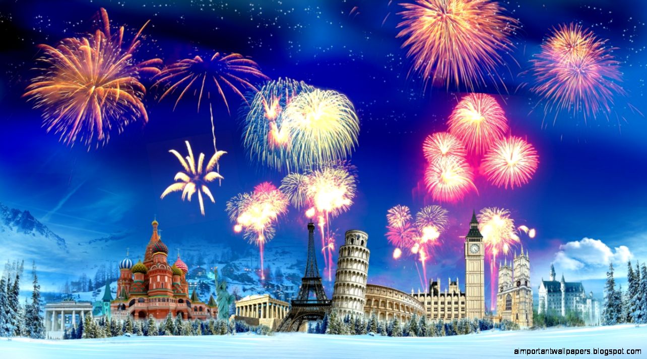 1366x768 New Year Firework Wallpaper 1366x768 New Year Firework Wallpaper