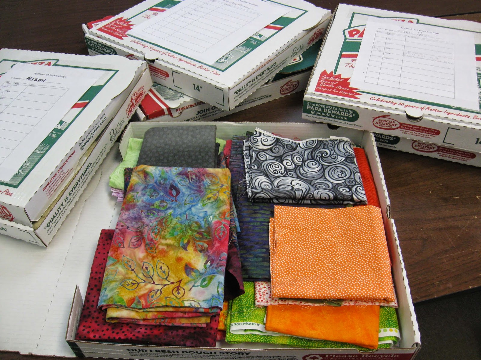 Alison's Expressions Pizza Box Exchange