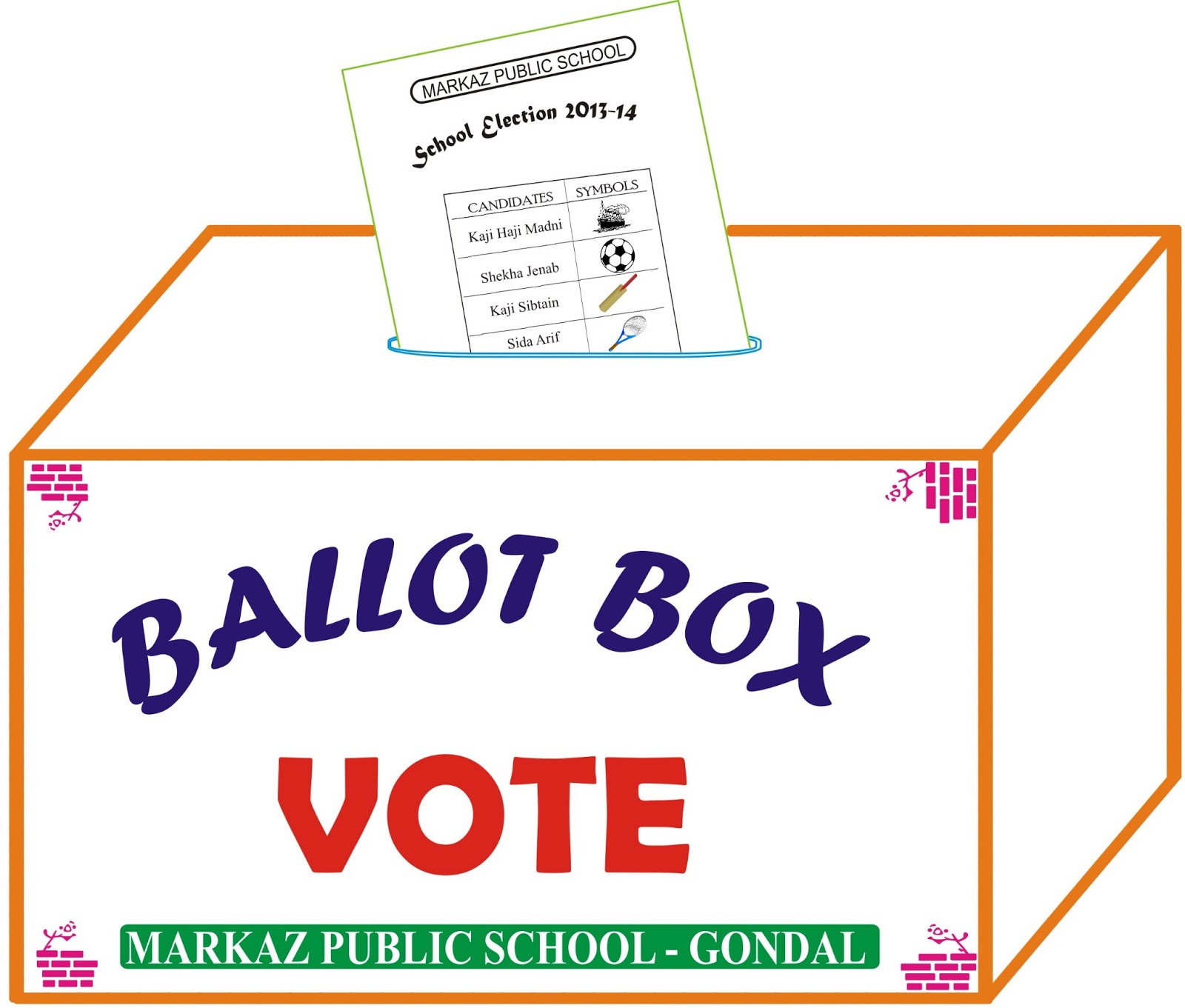 MARKAZ PUBLIC SCHOOL ,GONDAL School Election 201314