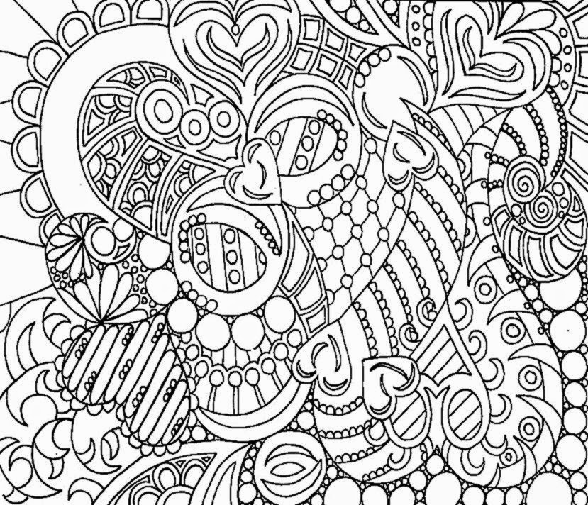 Geometric Coloring Pages For Adults AZ