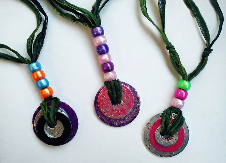 Craft and Activities for All Ages! Funky Washer Necklaces Tutorial!