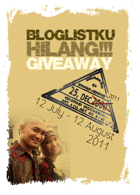 BLOGLISTKU HILANG!!! GIVEAWAY