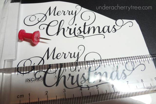 Under A Cherry Tree: FREEBIE! Merry Christmas card sentiment