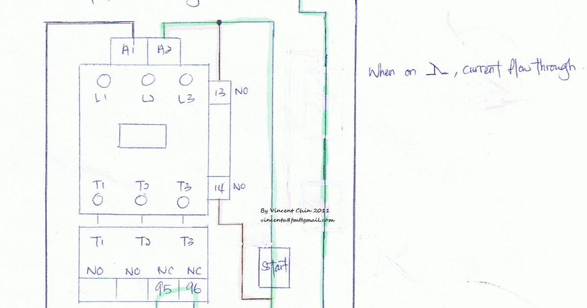 Vinca's Blog : DOL Starter Wiring Diagram