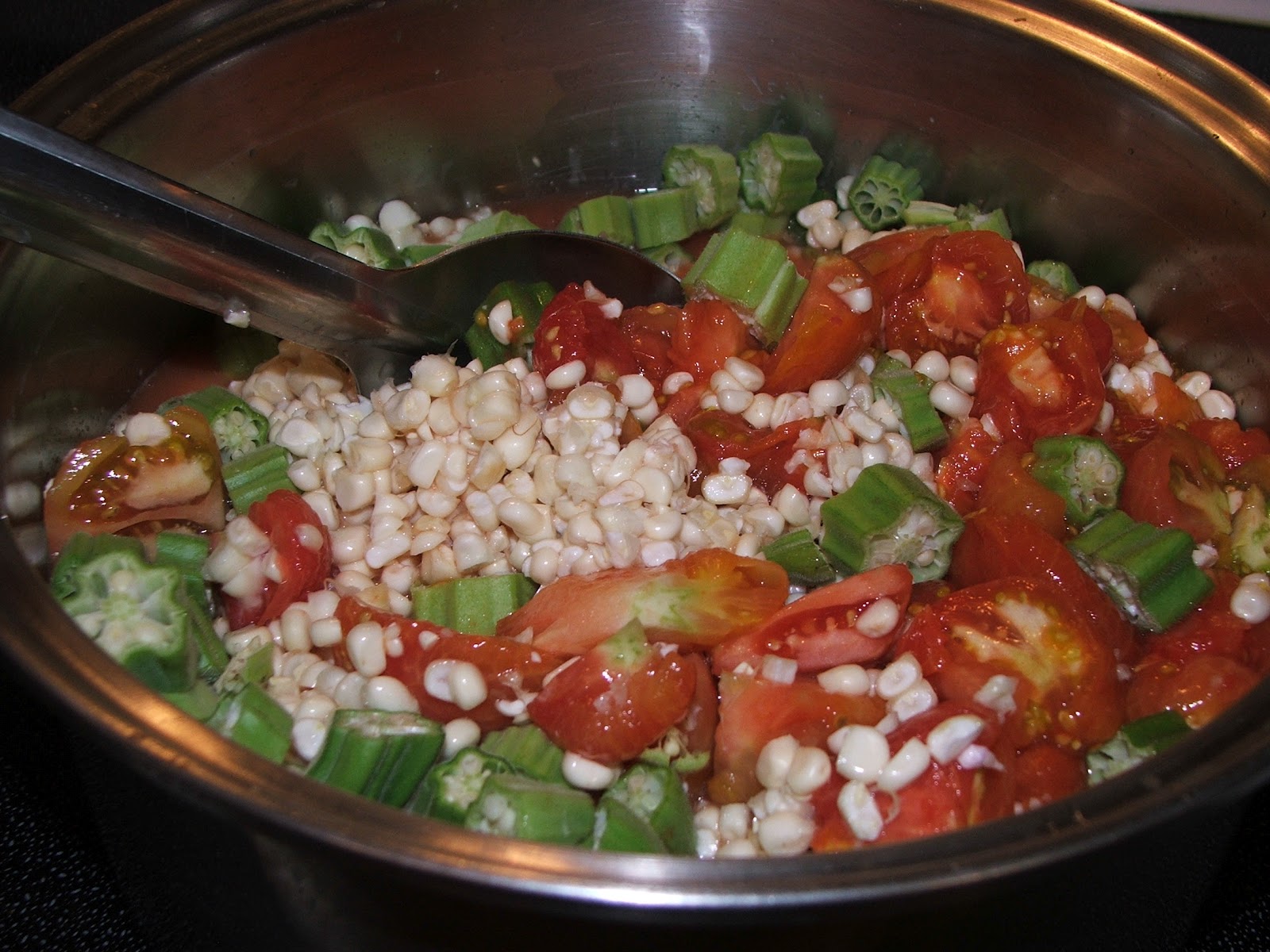Canning Granny Canning Mama's Vegetable Soup, aka Tomatoes, Corn and