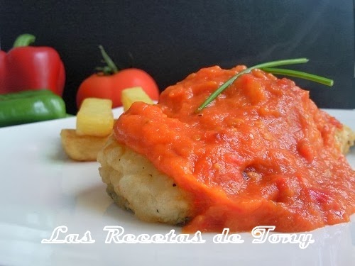 Lomos De Bacalao Con Tomate
