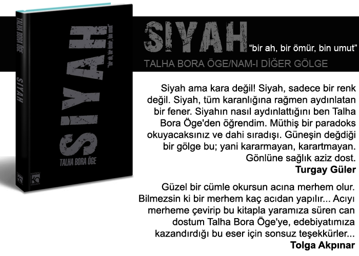 Siyah Bir Ah Bir Omur Bin Umut Talha Bora Oge Nadir Kitap