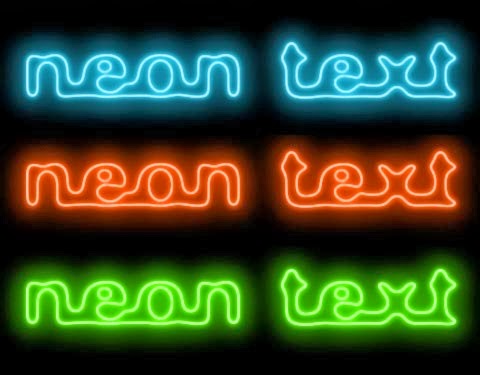 Cool glowing text in Photoshop Cool glowing text in Photoshop