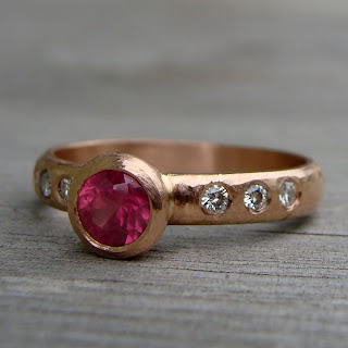 pink sapphire ring