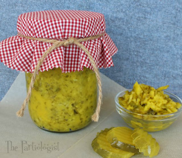 The Partiologist Homemade Relish!