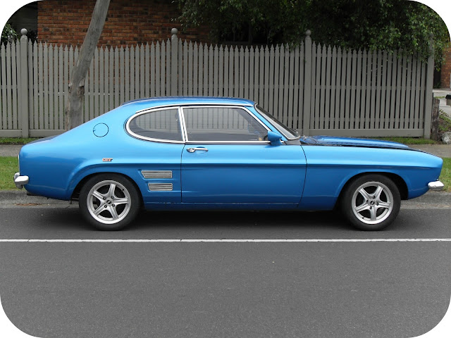 I spied this very cool 70's Ford Capri GT in the neighbourhood recently