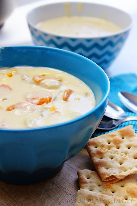 Who Wants Dinner? Cream Cheese Vegetable Soup