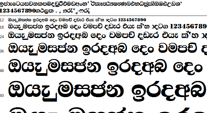 sinhala fonts collection sinhala fonts collection
