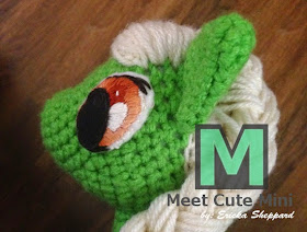 embroidered eyes on granny smith mlp by meet cute mini