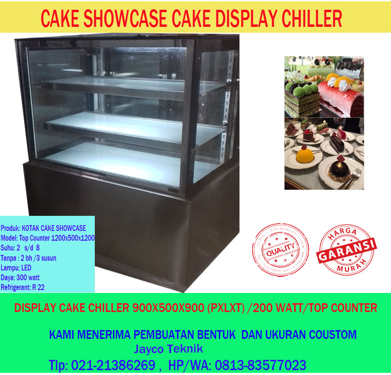showcaase cake 900x650x1200