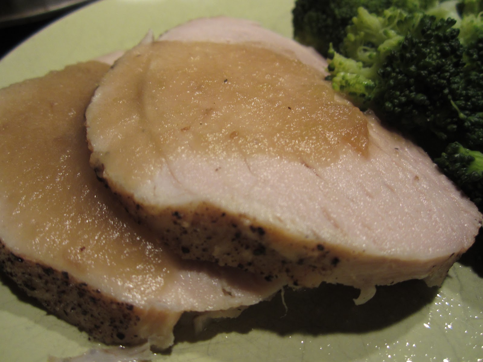 Aldi Gourmet Crock Pot Pork Tenderloin with Celery Apple Sauce